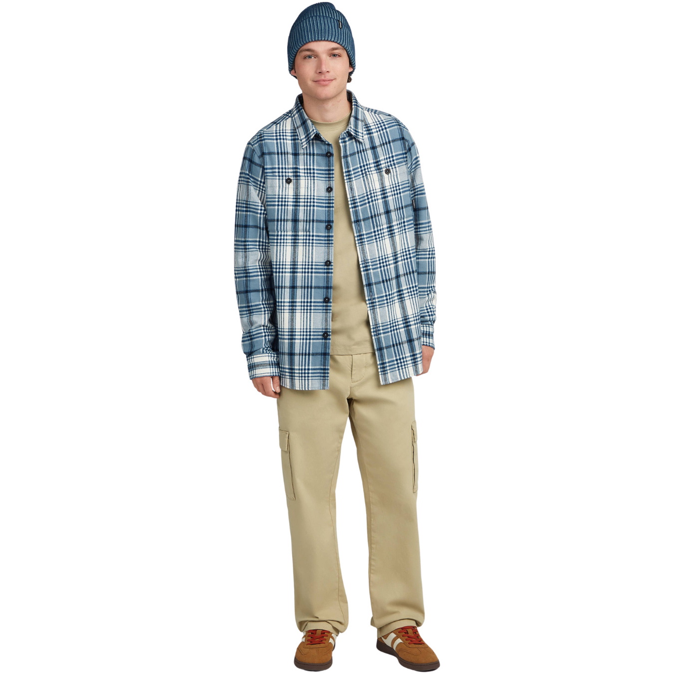 2026 O'Neill Mens Must-Have Flannel Shirt 2650061 - Blue Big Check Plaid
